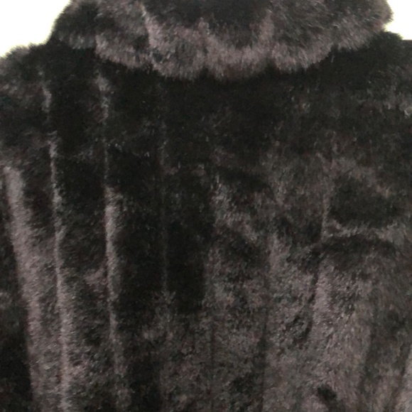 Donna Salyers Fabulous Furs Black winter cot - Size 2X - Picture 5 of 7